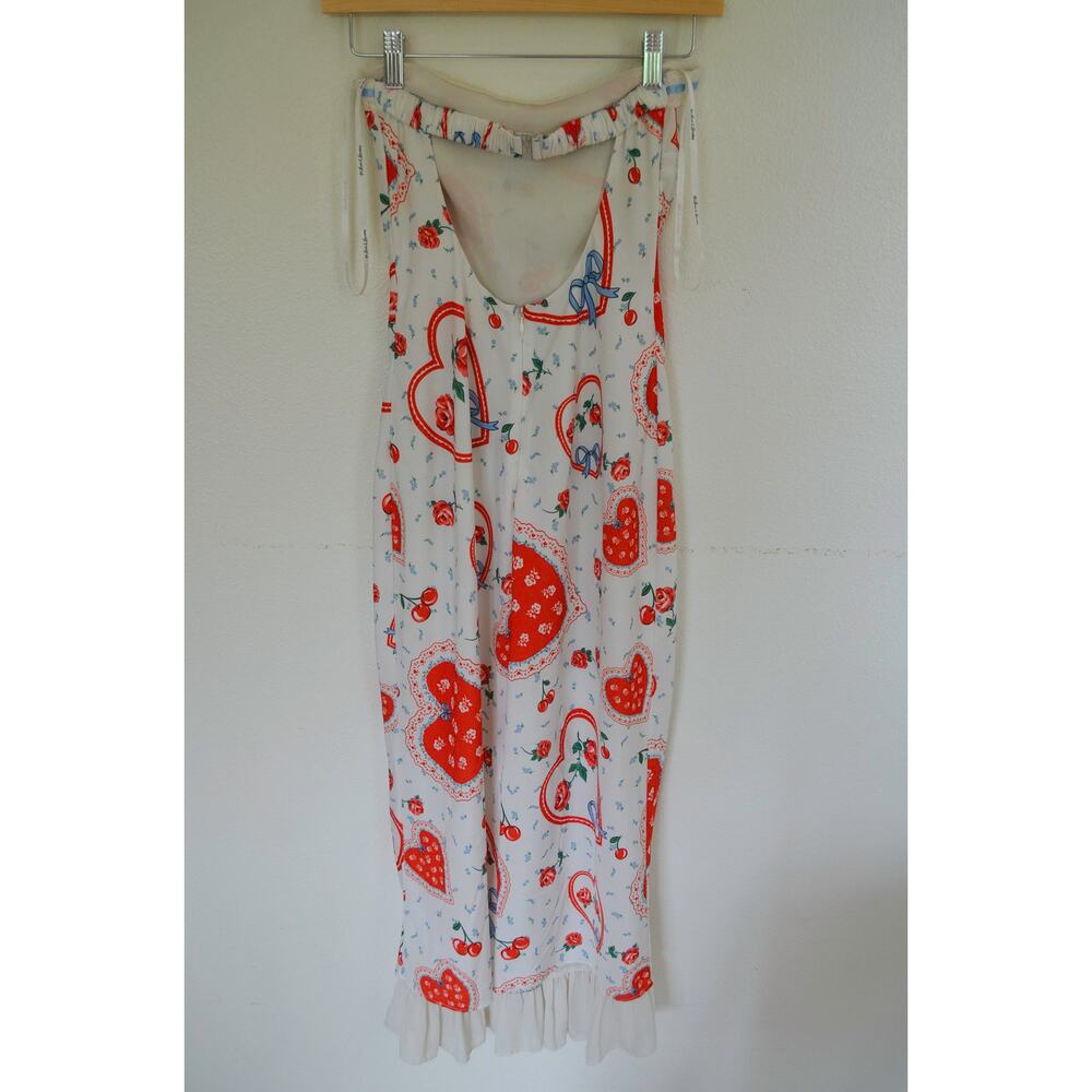 For Love & Lemons Daisy Mae Strapless Midi Dress Medium - Picture 8 of 10